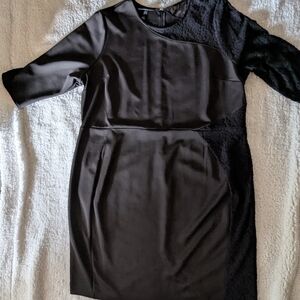 Lane Bryant Black Long Sleeve Dress